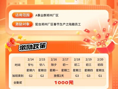 2月1号开始，郑州富士康A事业群招聘，小时工28元/H，返费最高8800+1000