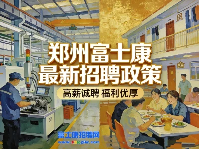 2月22号（正月初六）开始，郑州富士康招聘招募最新政策发布，返费工小时工，继续大量高价招募