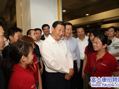 国家副主席习近平参观太原园区