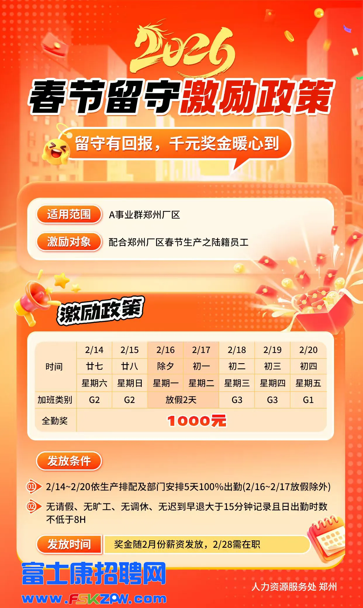 年前工资暴涨！郑州富士康短期工、返费工8800小时工28/H+1300最后一波